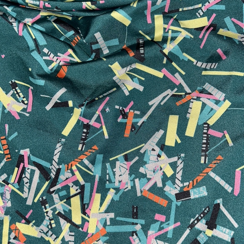 Confetti print cowl neck sleeveless dress 👗 in size 2X - Picture 9 of 9